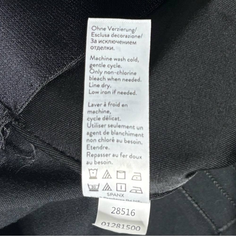 Spanx The Perfect Pant Ankle Piped Skinny Black • Size M • 20286R - Picture 14 of 15